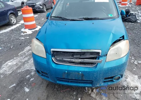 2008 Chevrolet Aveo Ls из США, поврежденный, VIN KL1TD56618B210852